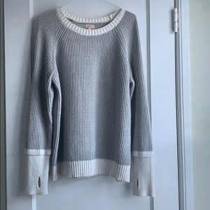Pixley Gray and White sweater